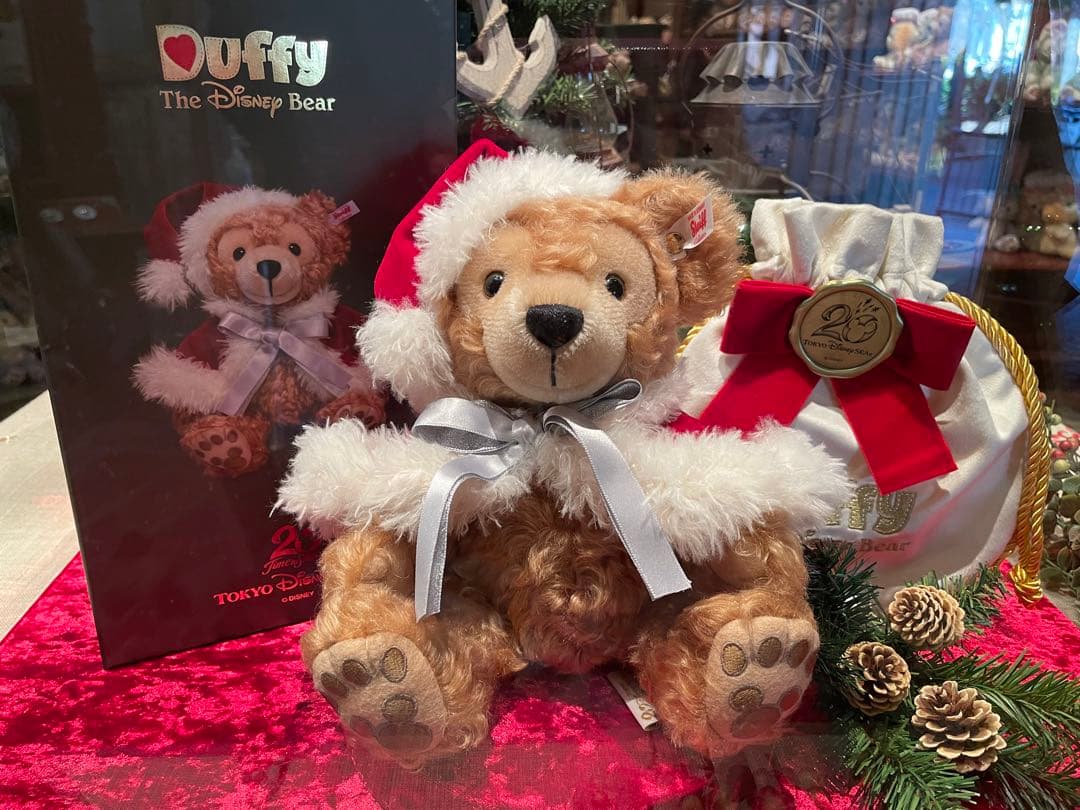 ディズニーシー　ダッフィー　シュタイフ　クリスマス限定　ぬいぐるみ