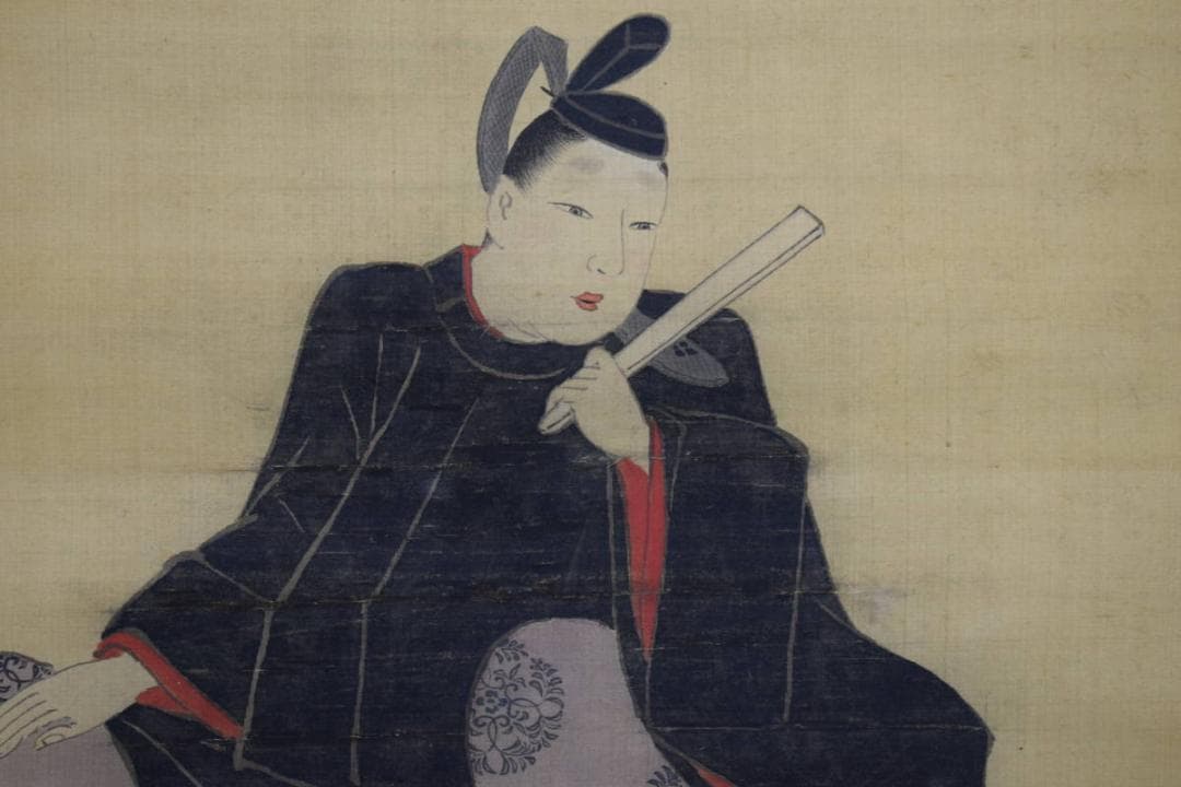 模写/土佐光起/天神図/藤原道真/布袋屋掛軸HG-357