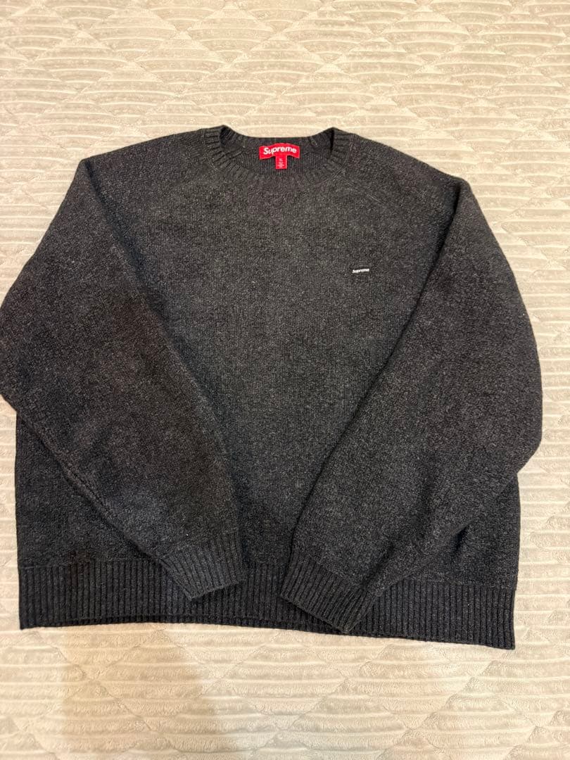 Supreme Terry Small Box Sweater ダーク