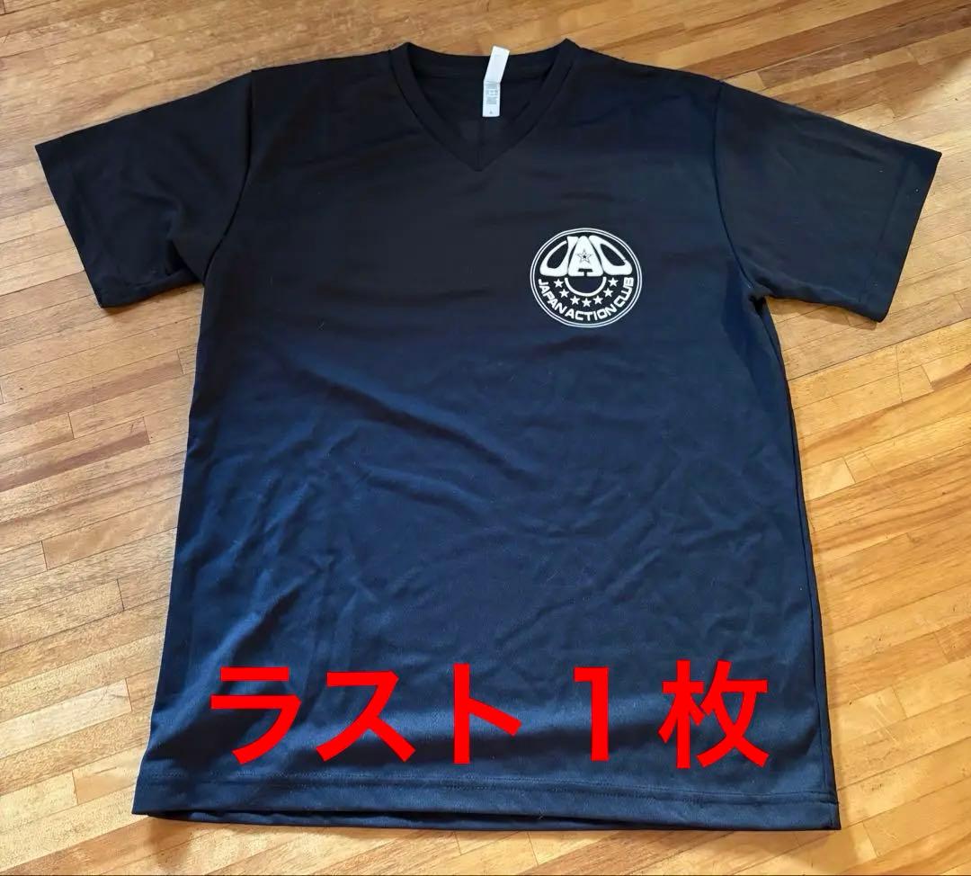JAC ジャパンアクションクラブ黒Tシャツ Lサイズ