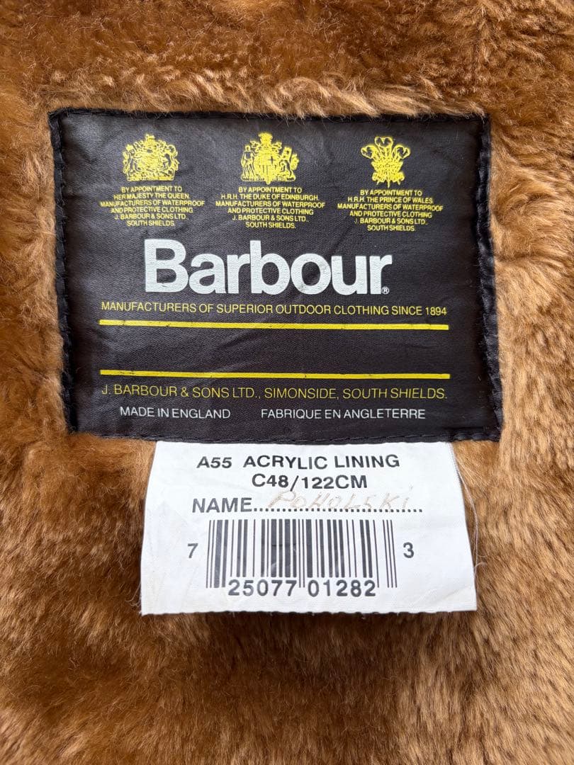 90s Barbour A55 3ワラント バブアー ライナーベスト C48