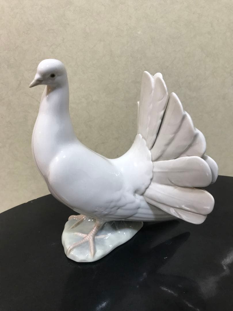 リヤドロ　鳩　ヴィンテージ 平和の象徴　白い鳩　希少　絶版