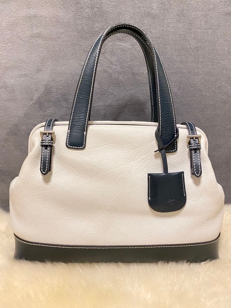 美品 キタムラ kitamura ハンドバック ドクターバッグ レザー 革