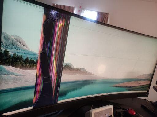 【ジャンク】BenQ EW3880R 37.5インチ湾曲ウルトラワイドモニター