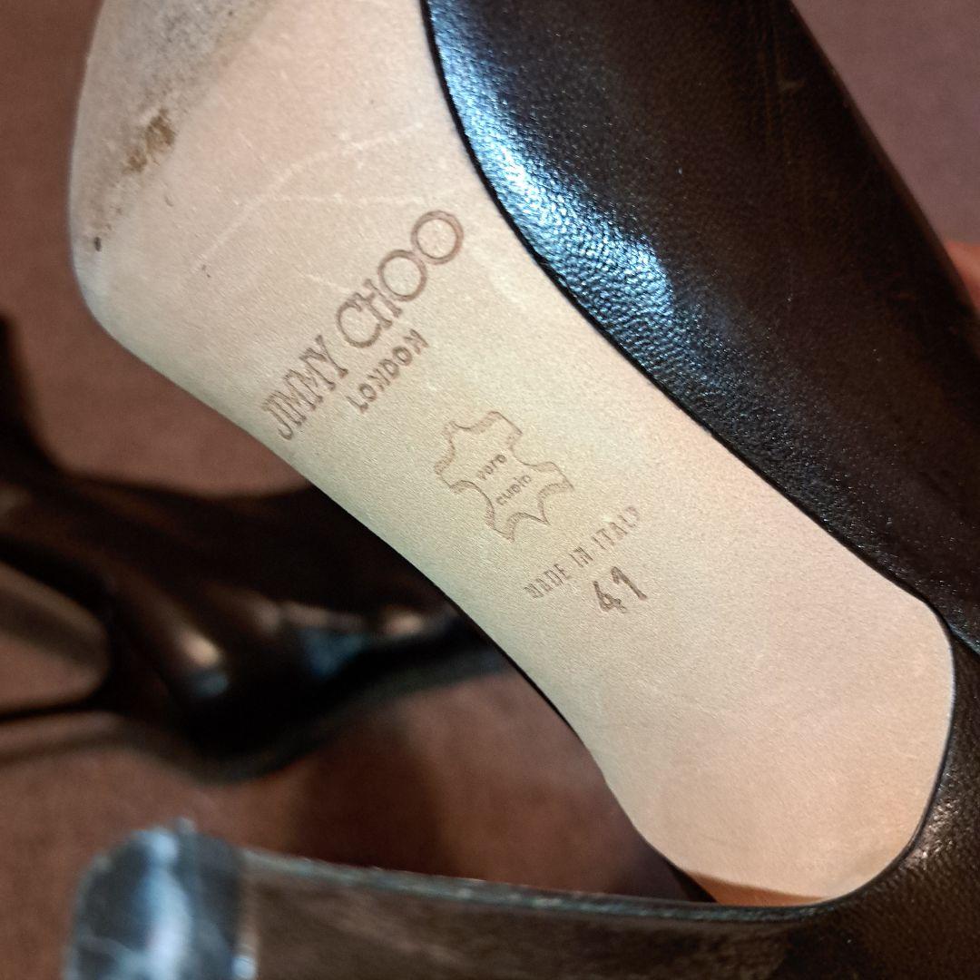 JIMMY CHOO焦げ茶色ブーツ41