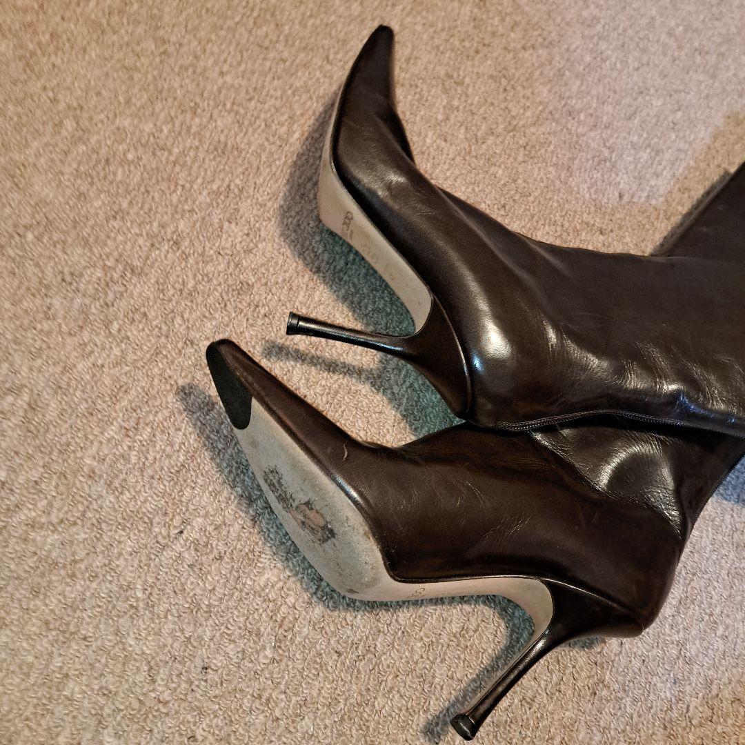 JIMMY CHOO焦げ茶色ブーツ41