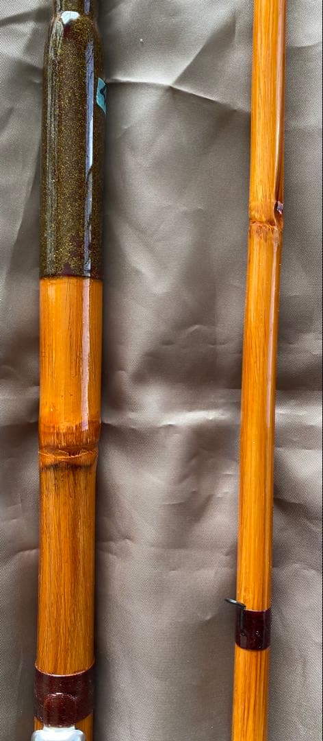 m403竹製黒鯛チヌ竿 横浜伝統のヘチ竿