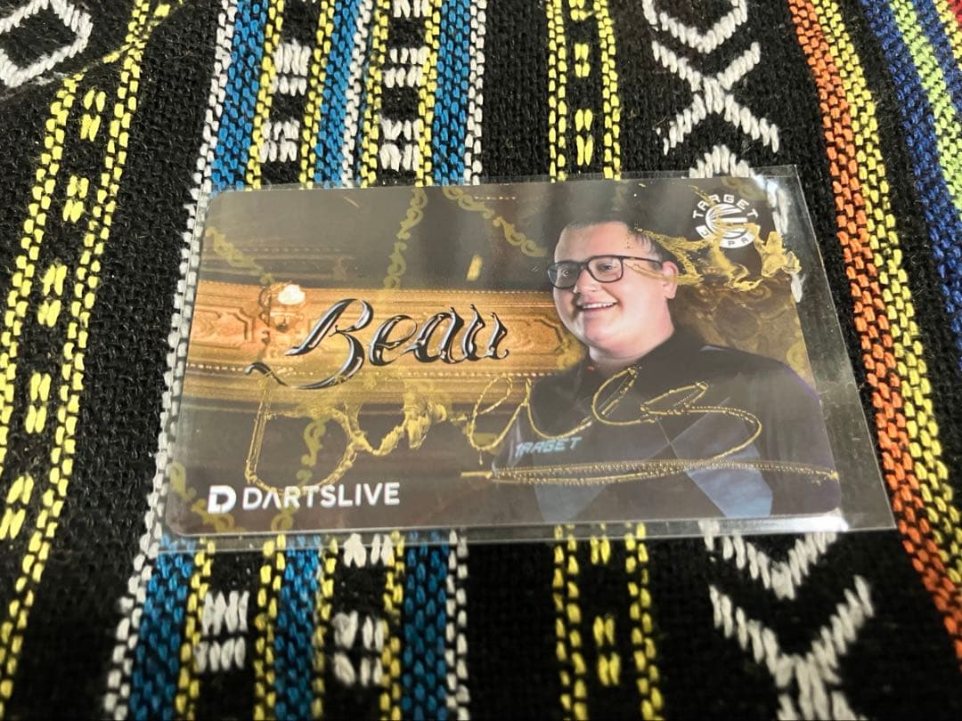 激レアBeau Greaves ダーツライブカード　テーマ付 本人直筆サイン入り