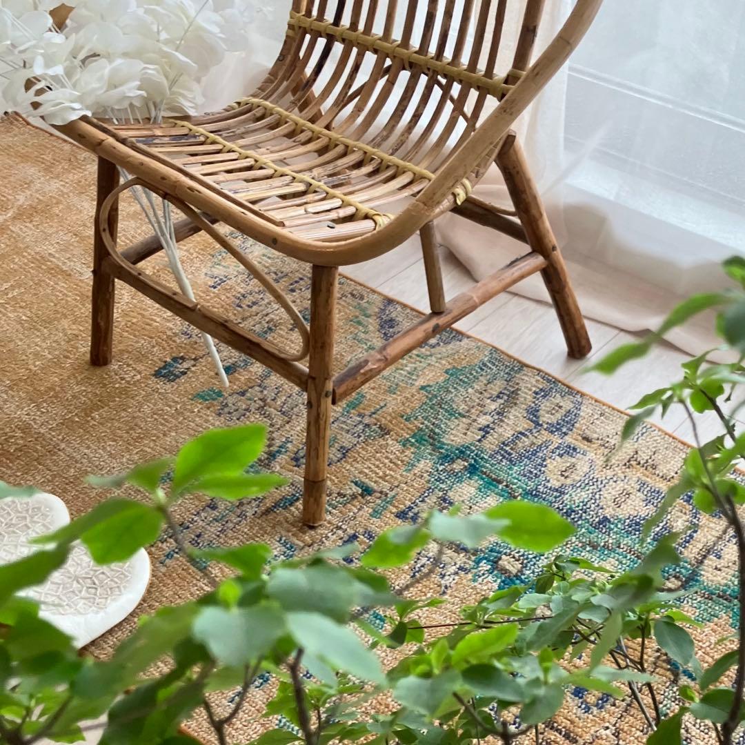 超ロング✳︎57×223 貴重カラー　イエロー　ランナー　トルコヴィンテージラグ