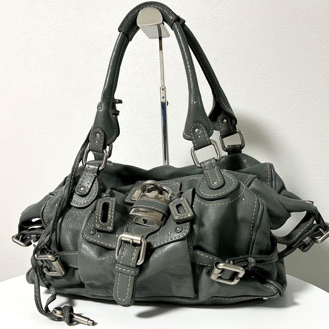 希少 Chloé クロエ パディントン 2wayハンドバッグ 南京錠