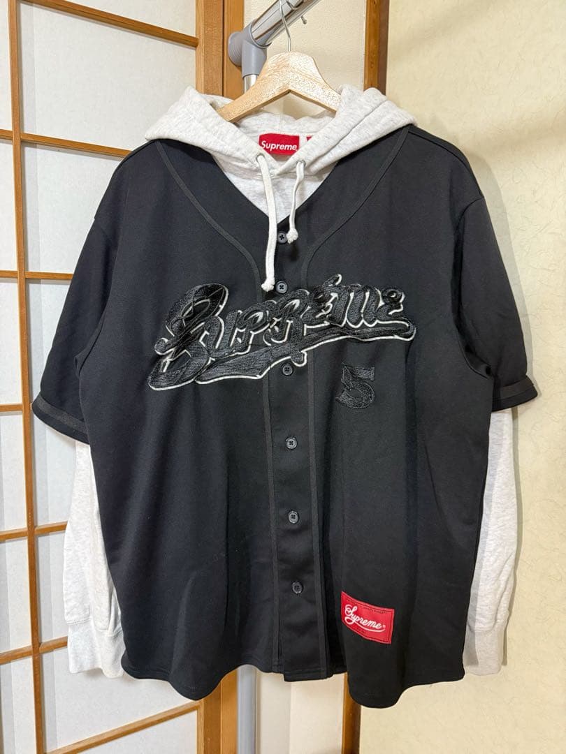 トップス SUPREME 22SS Baseball Jersey Hooded