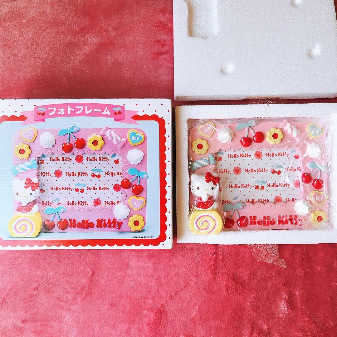 希少レア　ハローキティ　フォトフレーム　スイーツ　2008 サンリオ　平成レトロ