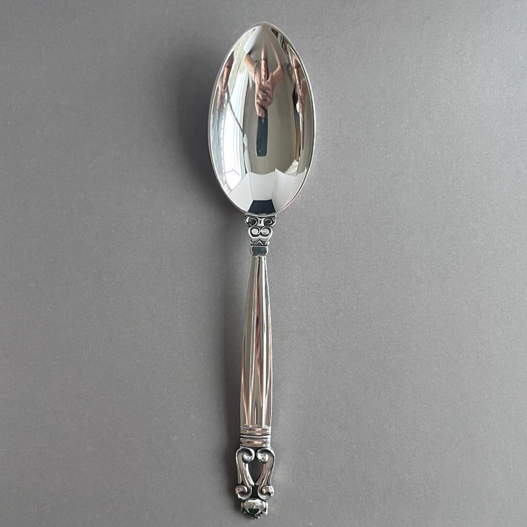 【未使用】ジョージ ジェンセン ACORN エコーン ディナー3本セット 純銀製