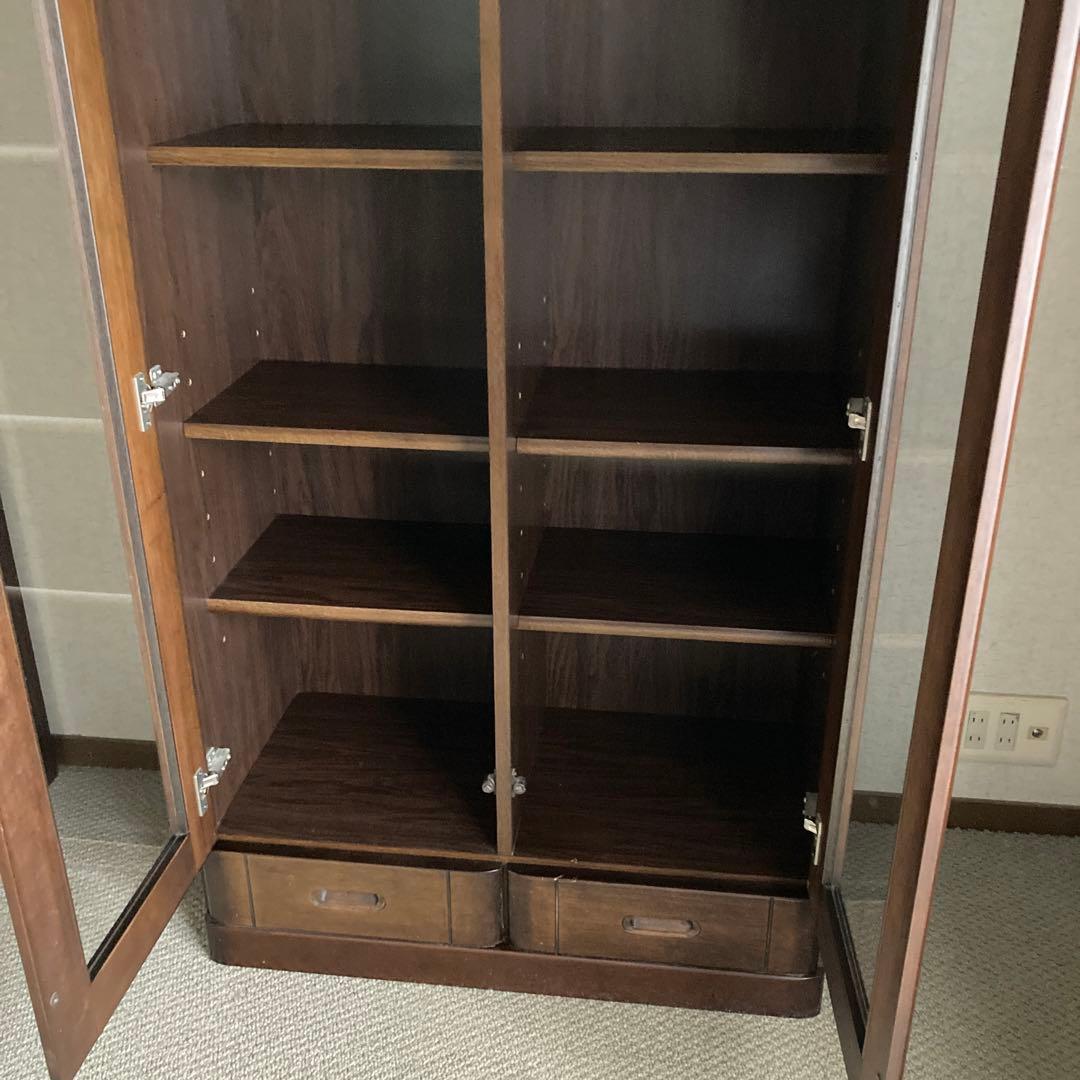 書斎本棚　食器棚　展示棚(モーブル家具)