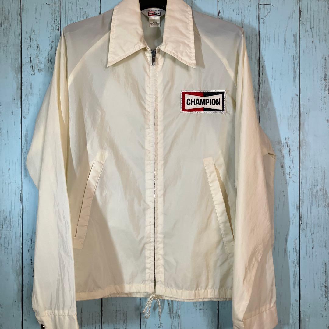 70s チャンピオンSpark Plugs Official ナイロンジャケット