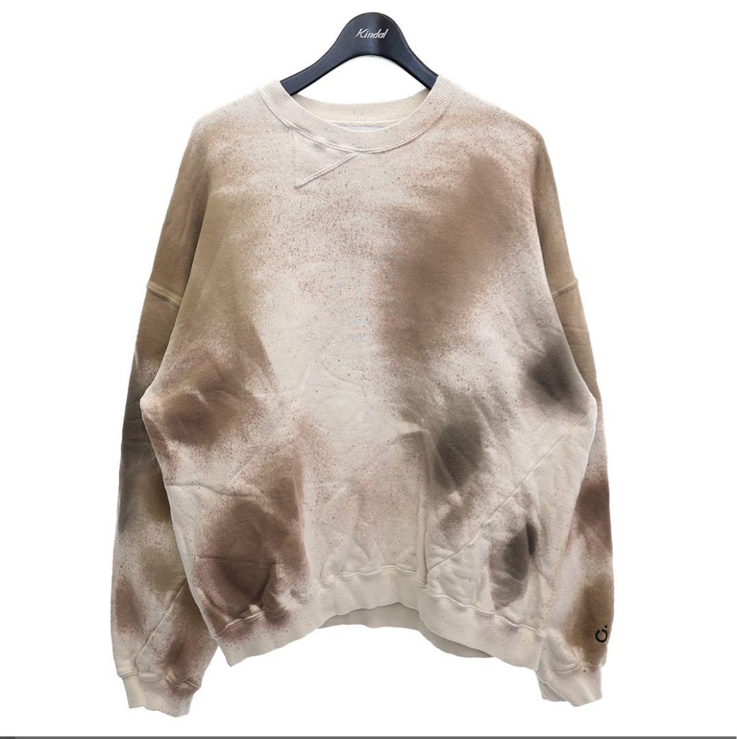 NOMA t．d．染加工デザインクルーネックスウェット