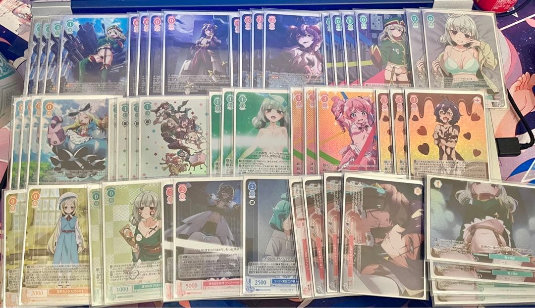 ヴァイスロゼ　魔法少女に憧れて　扉宝デッキ　フルホロ