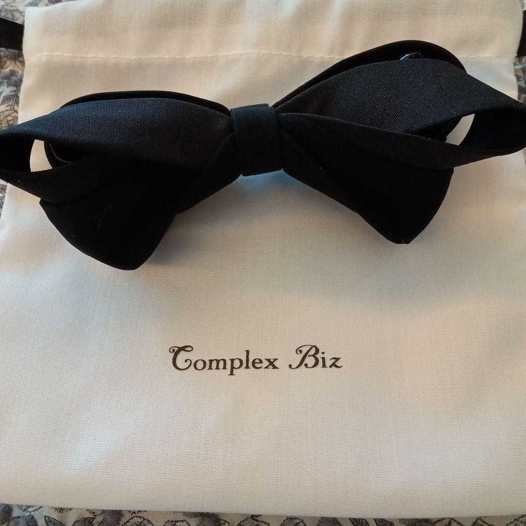 新品未使用　コンプレックスビス　 プレーンリボン　バナナクリップ(ブラック)