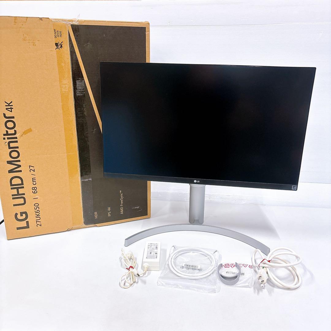 LG 27UK650 4Kモニター 27インチ ゲーミング ディスプレイ