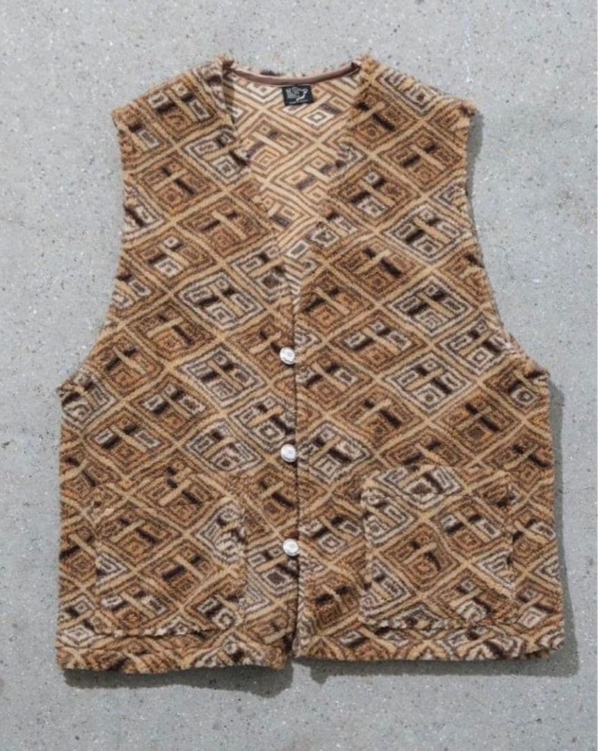 山*嵐様 仲津3 / KUBA FLEECE VEST IMA:ZINE SP