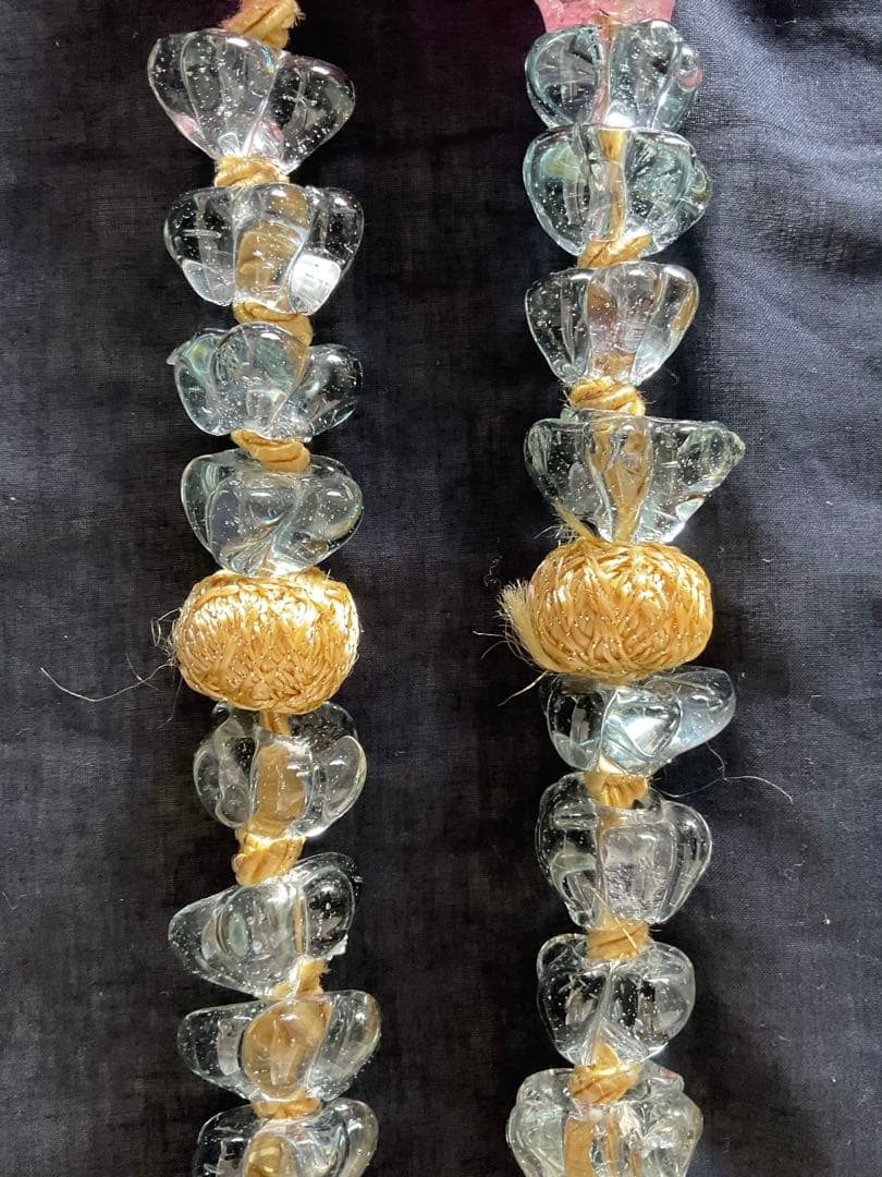 ヴィンテージ！シリア「ガラスサンキャッチャー」大きな首飾