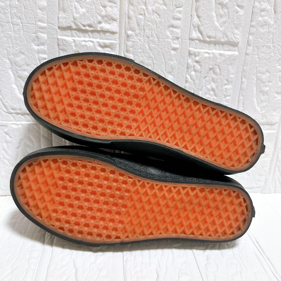 【美品】VANS V196CF CN LOAFER 本革 24㌢ 黒 2WAY