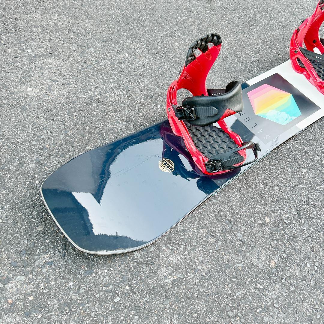美品 スノーボード Salomon Huck Knife 150 スノボーセット