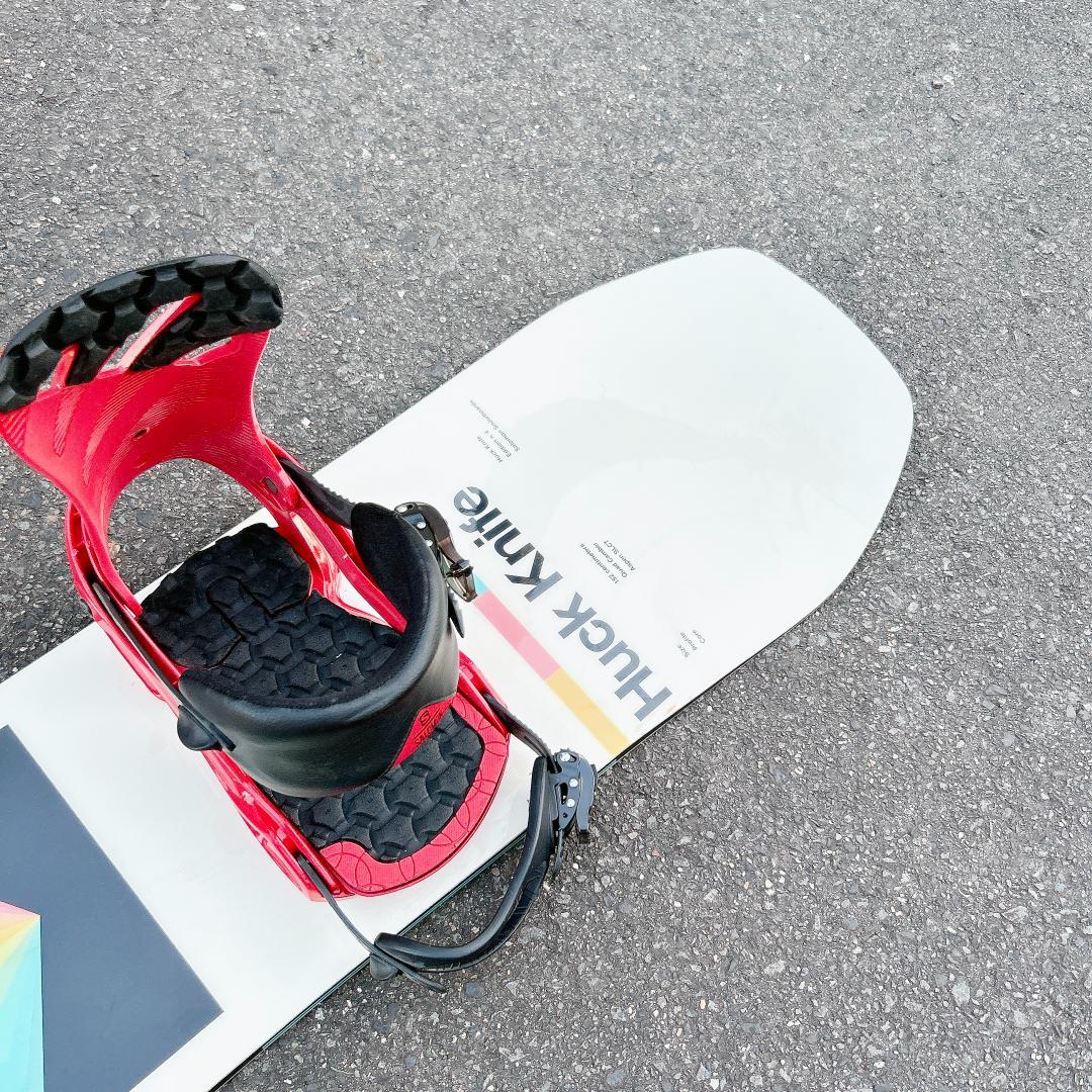 美品 スノーボード Salomon Huck Knife 150 スノボーセット