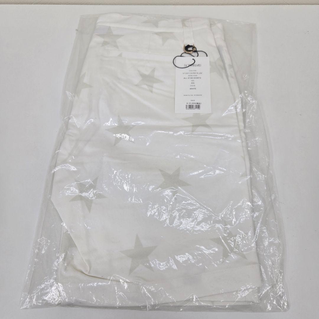 新品未使用☆V12 VTWELVE XXL ホワイト ゴルフウェア ハーフパンツ