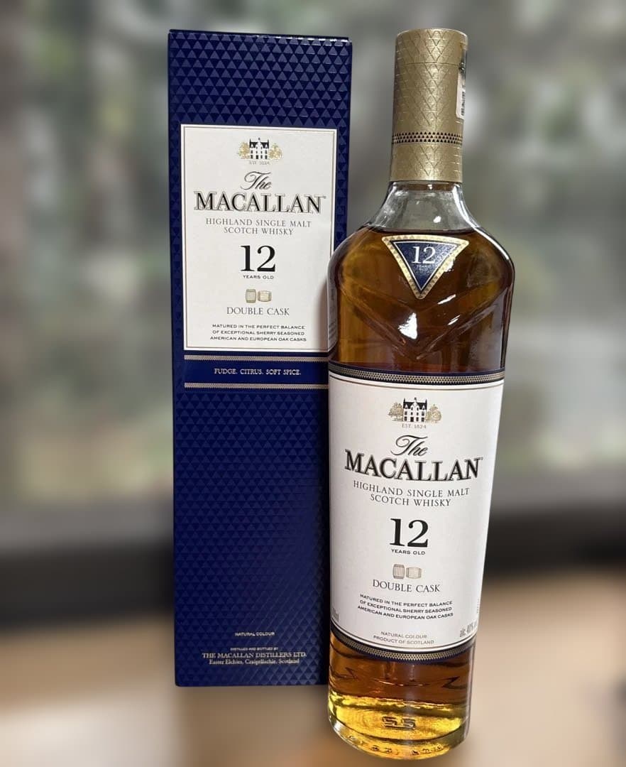 未開栓　ザ・マッカランダブルカスク12年　700ml