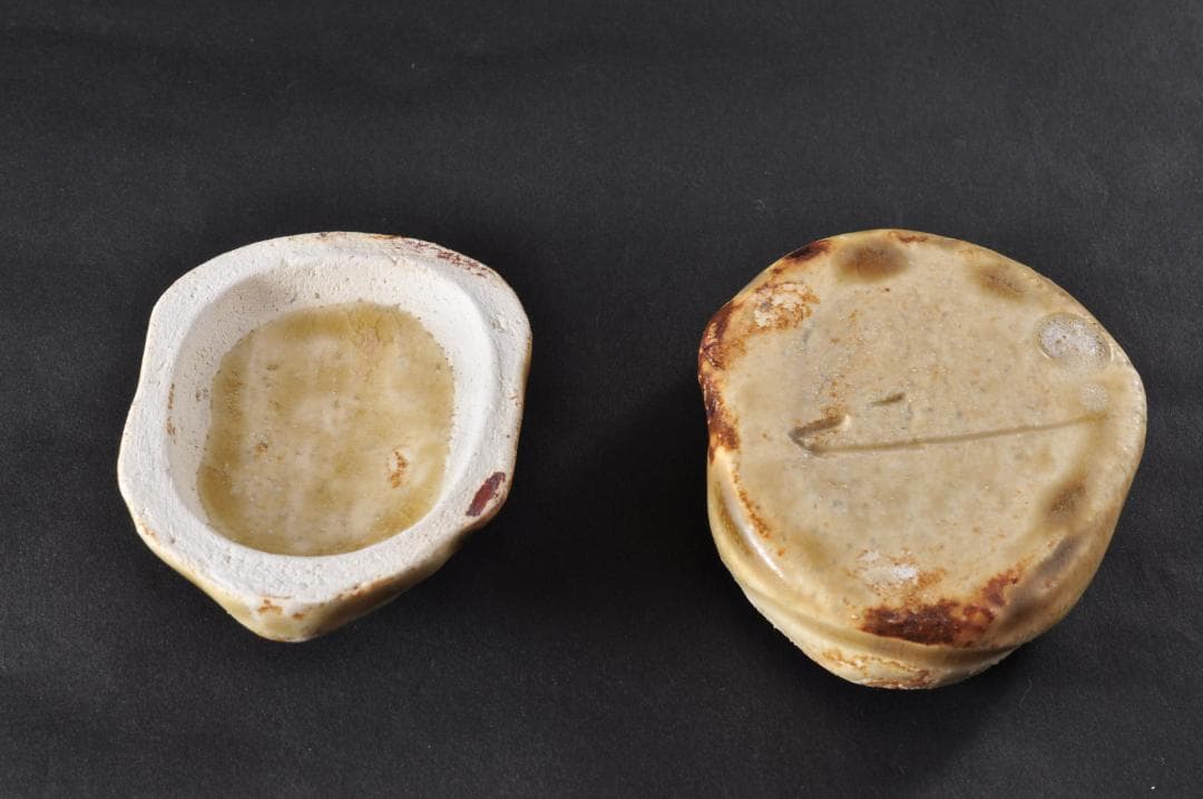 香合　猿　美濃焼　茶道具　香入れ　14代　加藤康景