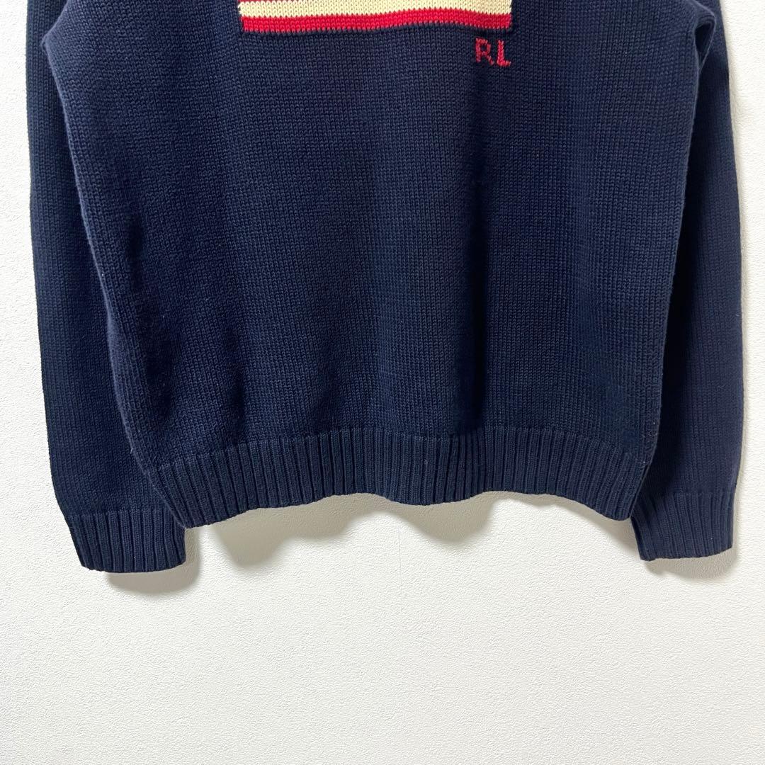 《Polo Ralph Lauren》Iconic Flag Sweater L