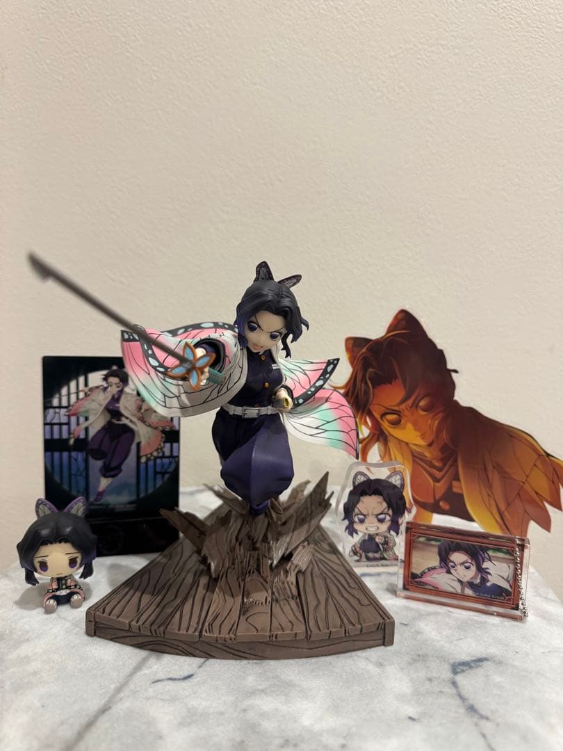 最安値！胡蝶しのぶ　鬼滅の刃　1番くじ　A賞　フィギュア　６点セット　おまけつき