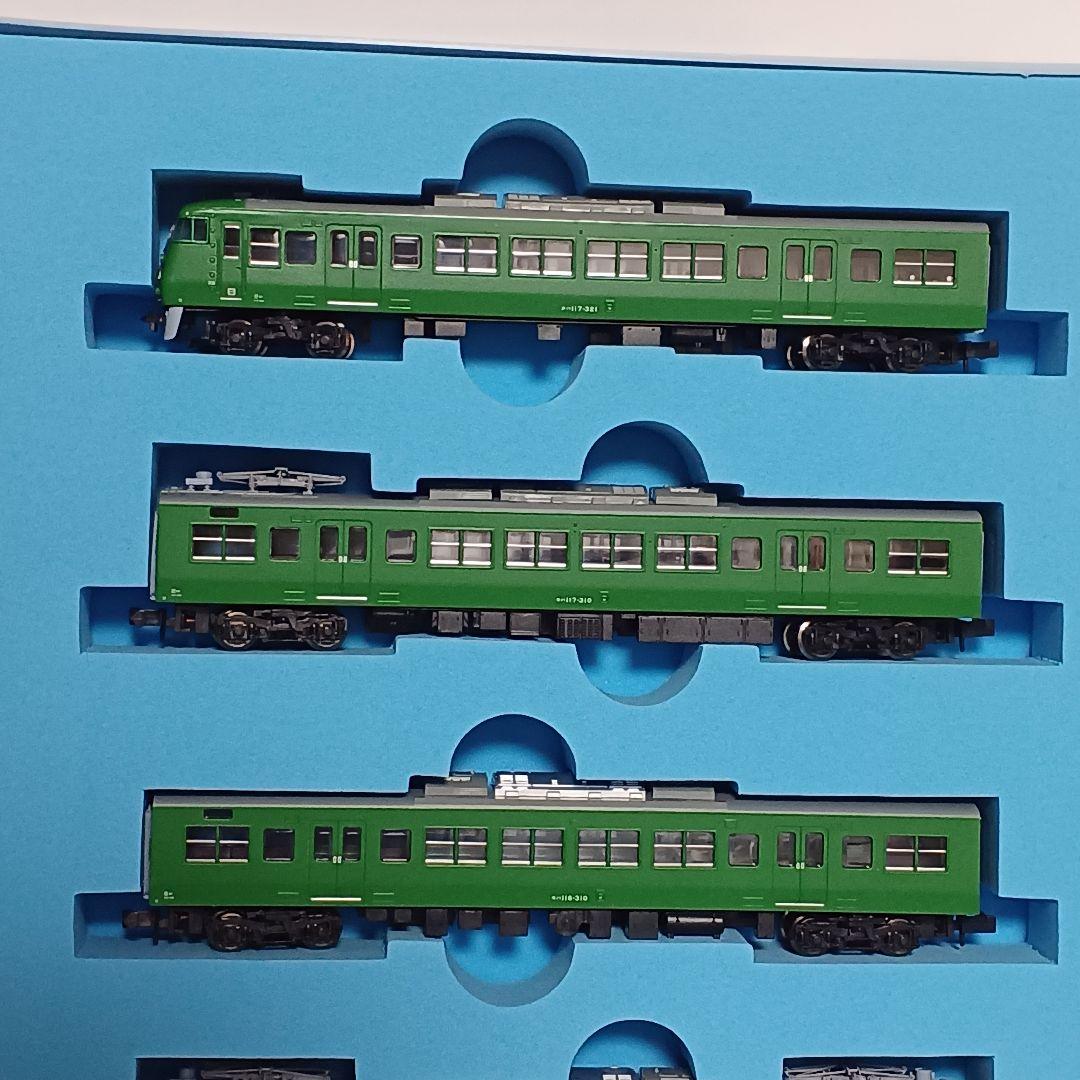 マイクロエース 117系-300(抹茶色) 6両セット パンタグラフ加工品