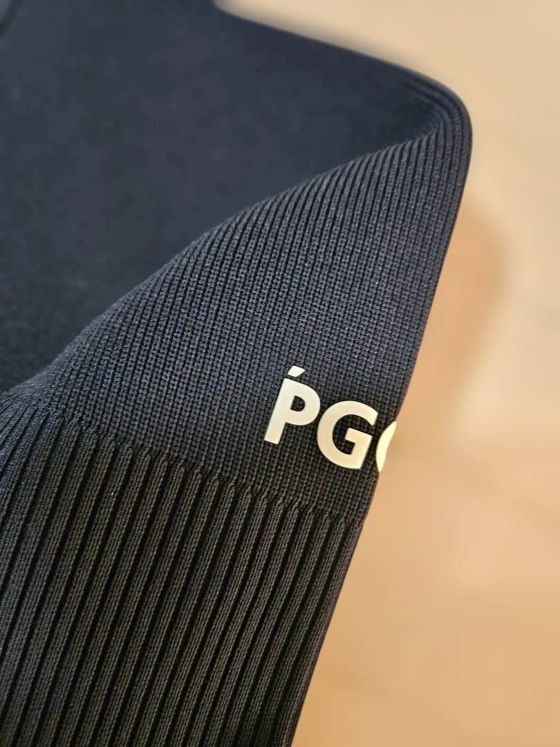 パーリーゲイツPGG 黒リブセーターsize6