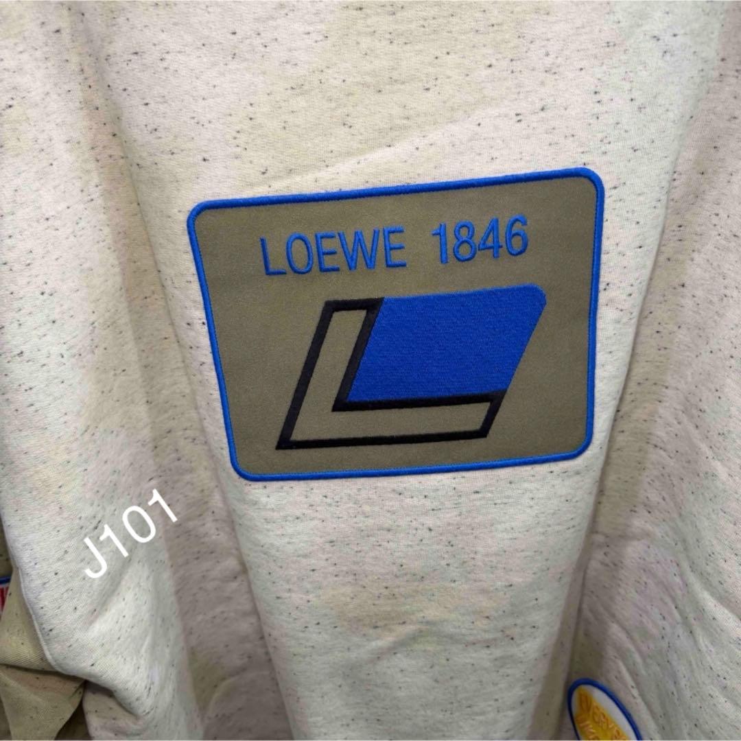 ロエベ ロゴパッチアートワークプリントスウェット Lサイズトレーナー Lサイズ