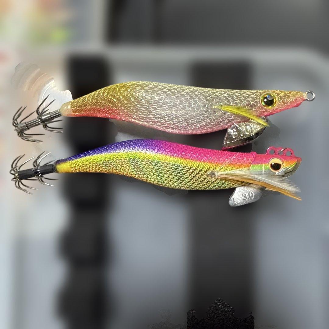 エバーグリーン エギ、ドリフト番長、シマノフラッシュブースト3号 13個セット