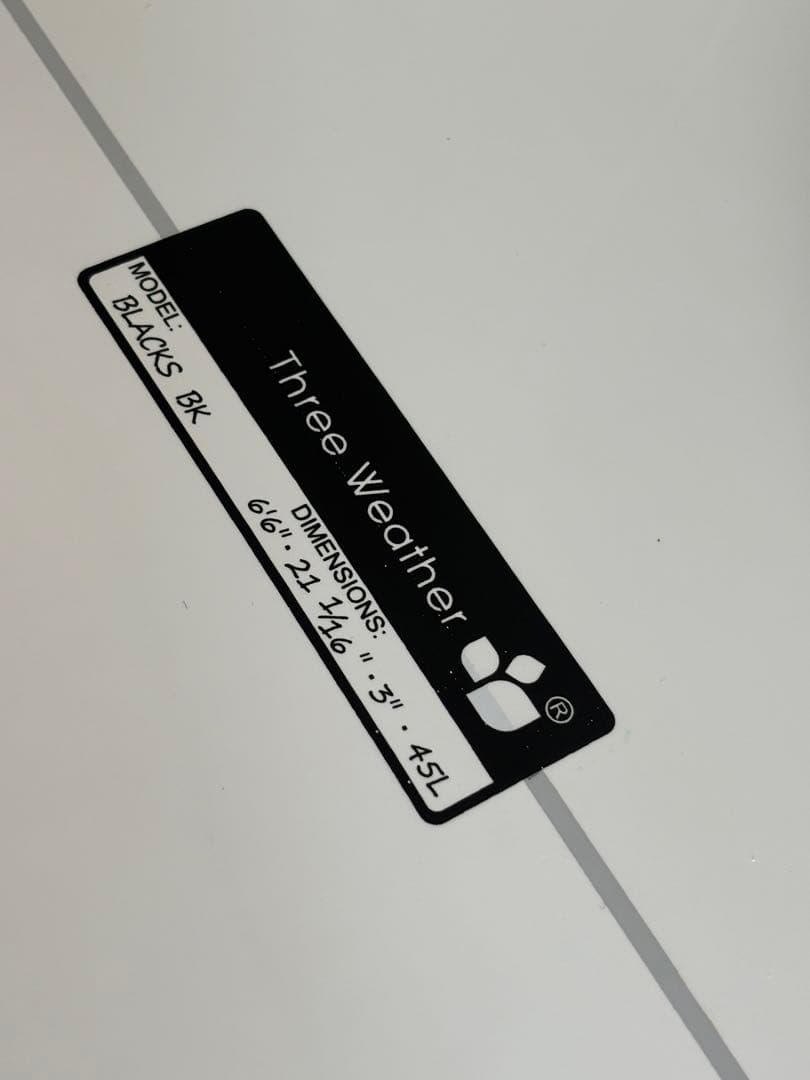 【*☆様 サーフボード Three weather BLACKS BK 4点セッ