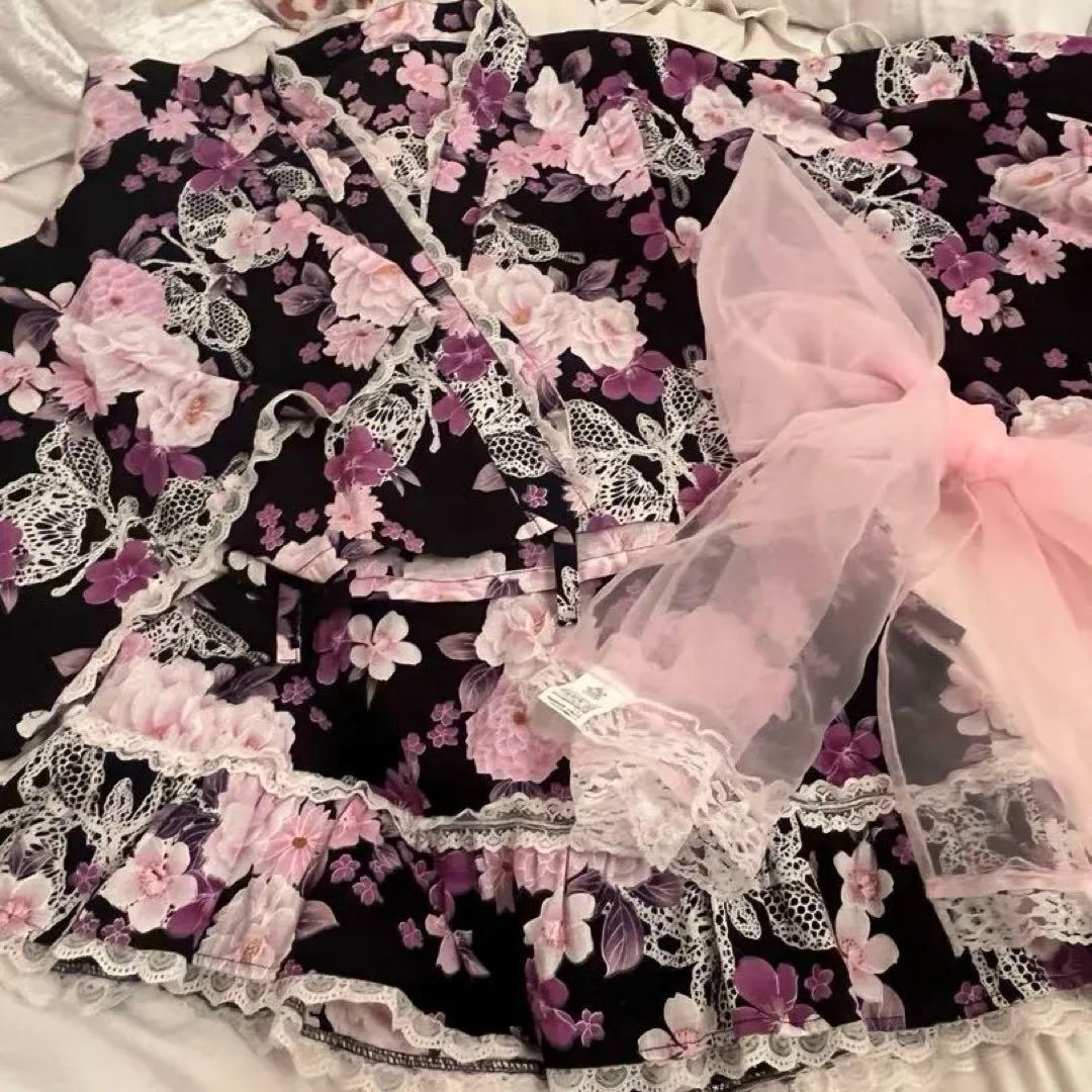 【即完売】 140❤︎ 浴衣ドレス❤︎ 量産型 地雷 姫ぎゃる y2k