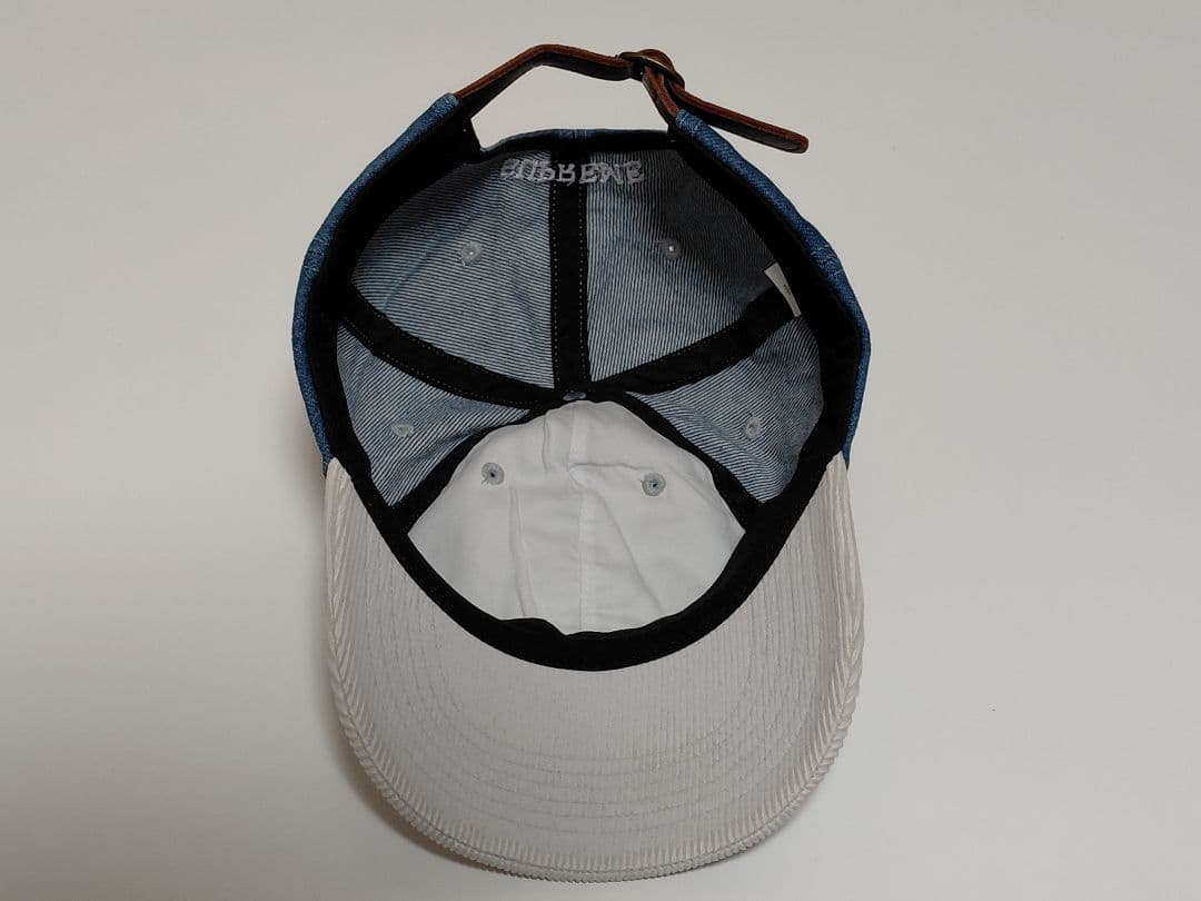 Supreme　2-Tone　S Logo　6-Panel　ウォッシュド デニム