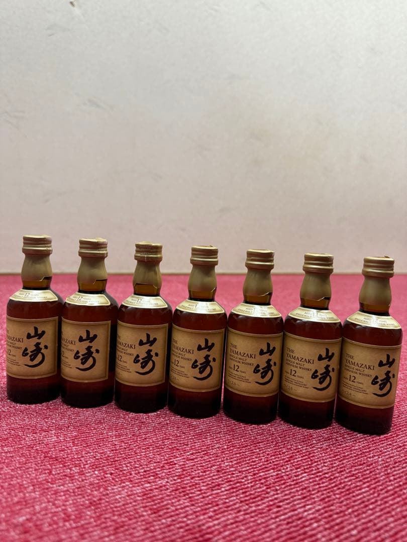 サントリー山崎12年ミニチュアボトル50ml 7本セット