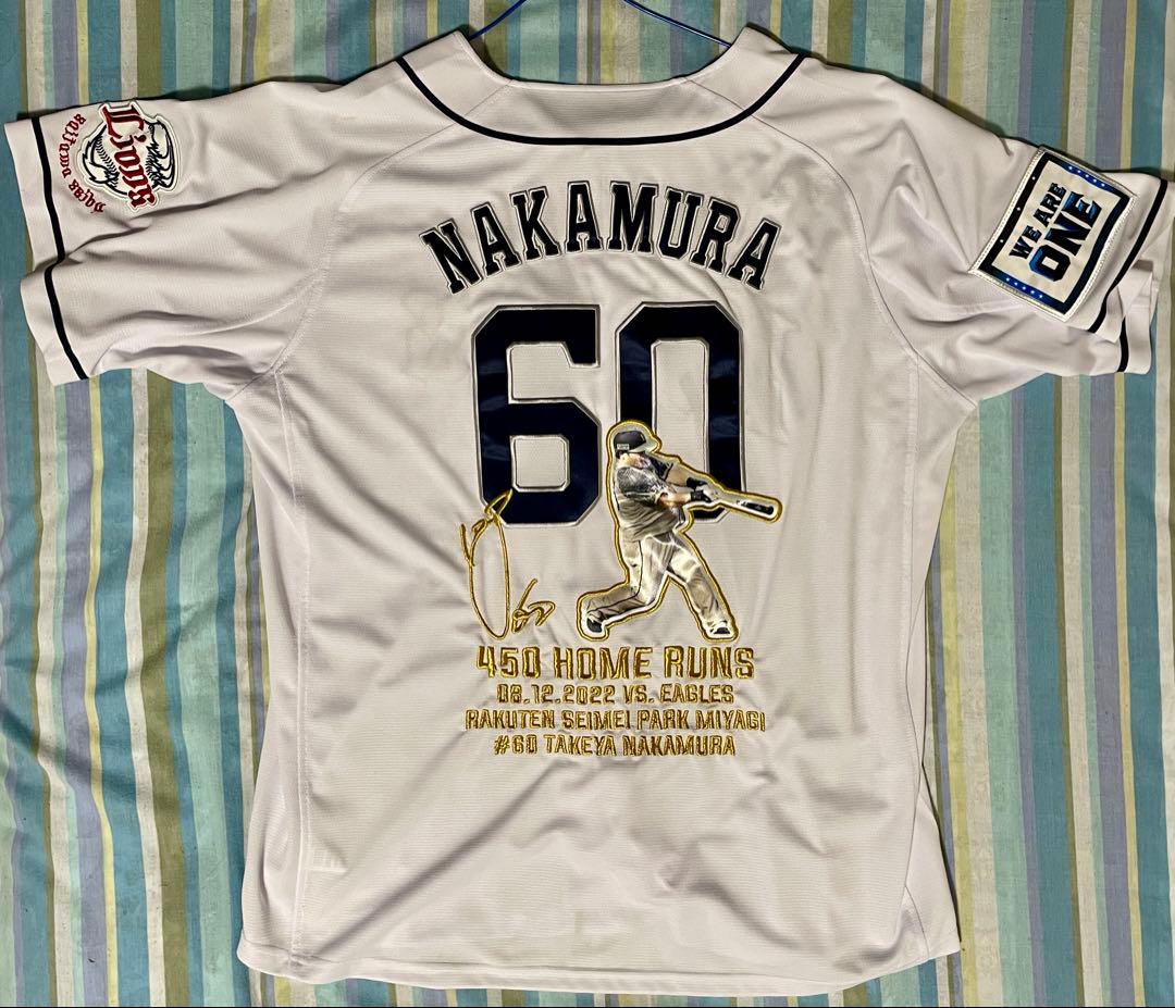 中村剛也選手 450本塁打記念ユニフォーム(XL) 埼玉西武ライオンズ