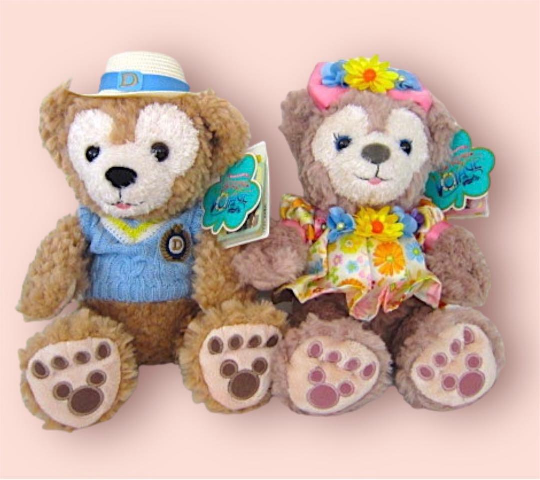 ぬいぐるみ09／TDS　ダッフィー＆シェリーメイ　オープンマウス