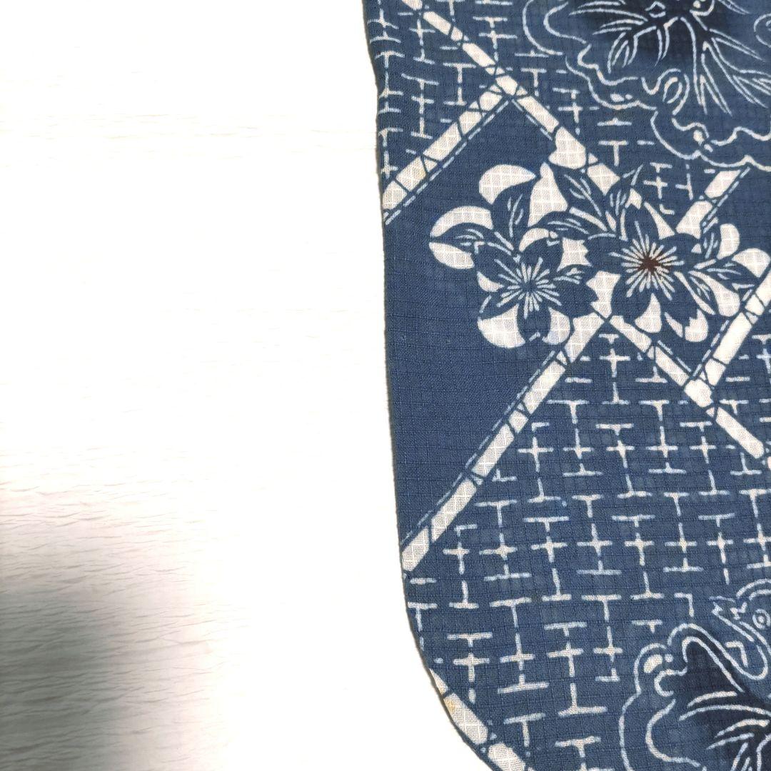 綿紅梅小紋　浴衣　夏着物