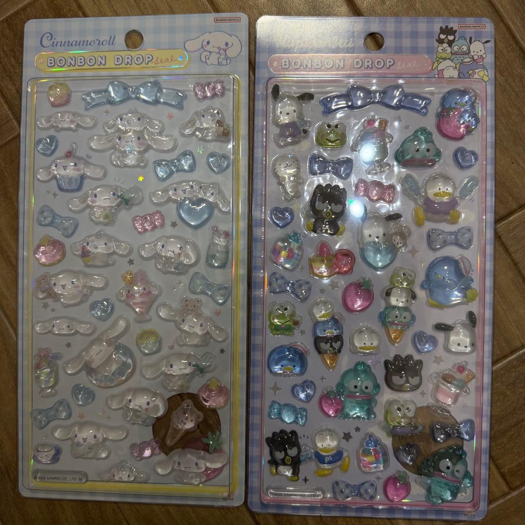 サンリオ ボンボンドロップシール 第2弾 8枚セット
