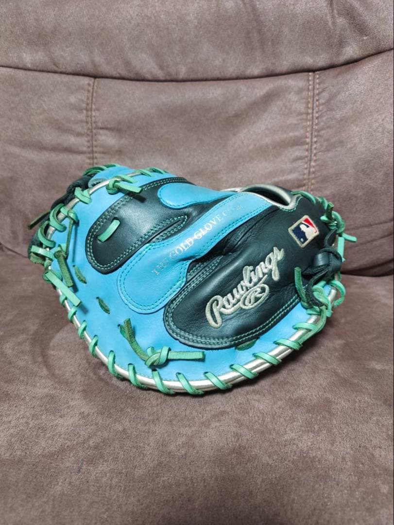 Rawlings 軟式グローブ 青/黒/緑
