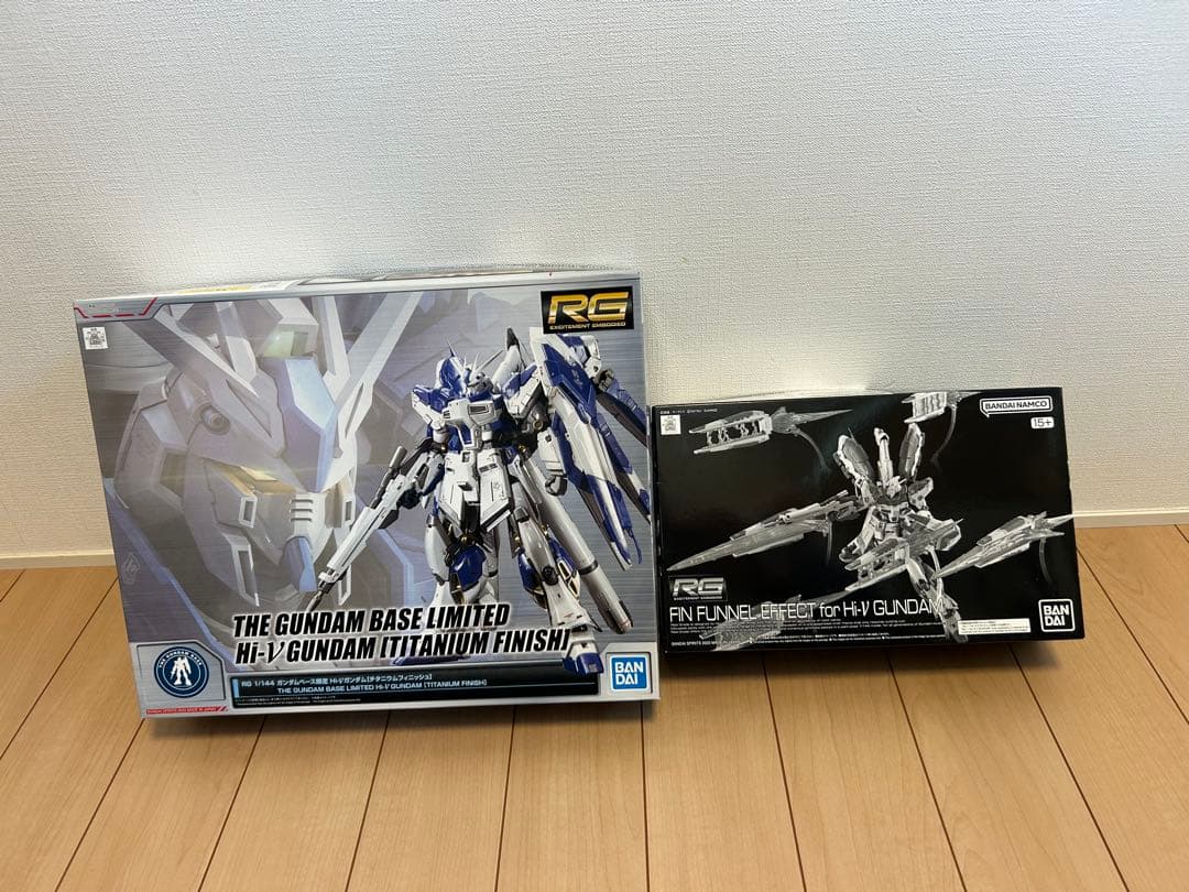 Hi-ν ガンダム　チタニウムフィニッシュ&フィンファンネル