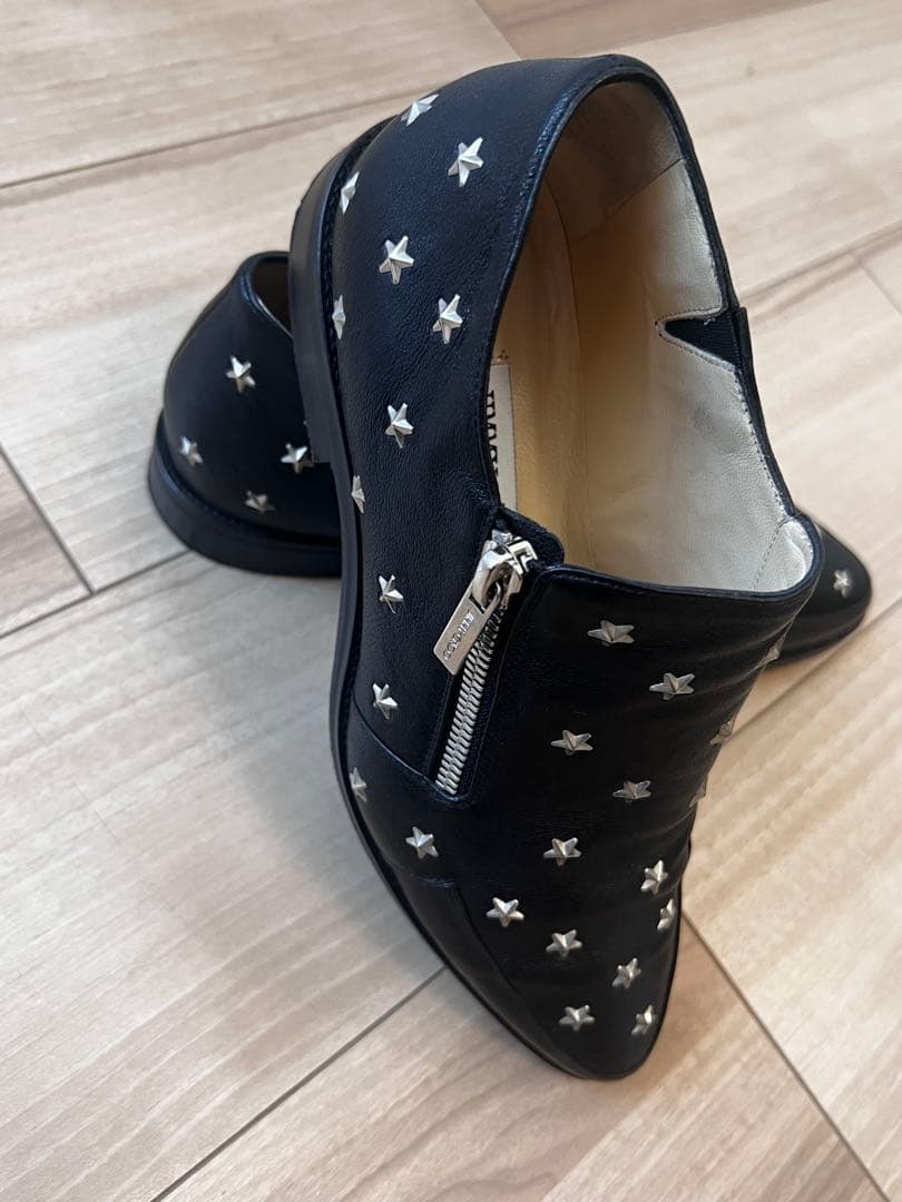 美品JIMMY CHOOジミーチュウ◼️スタースタッズ ローファー