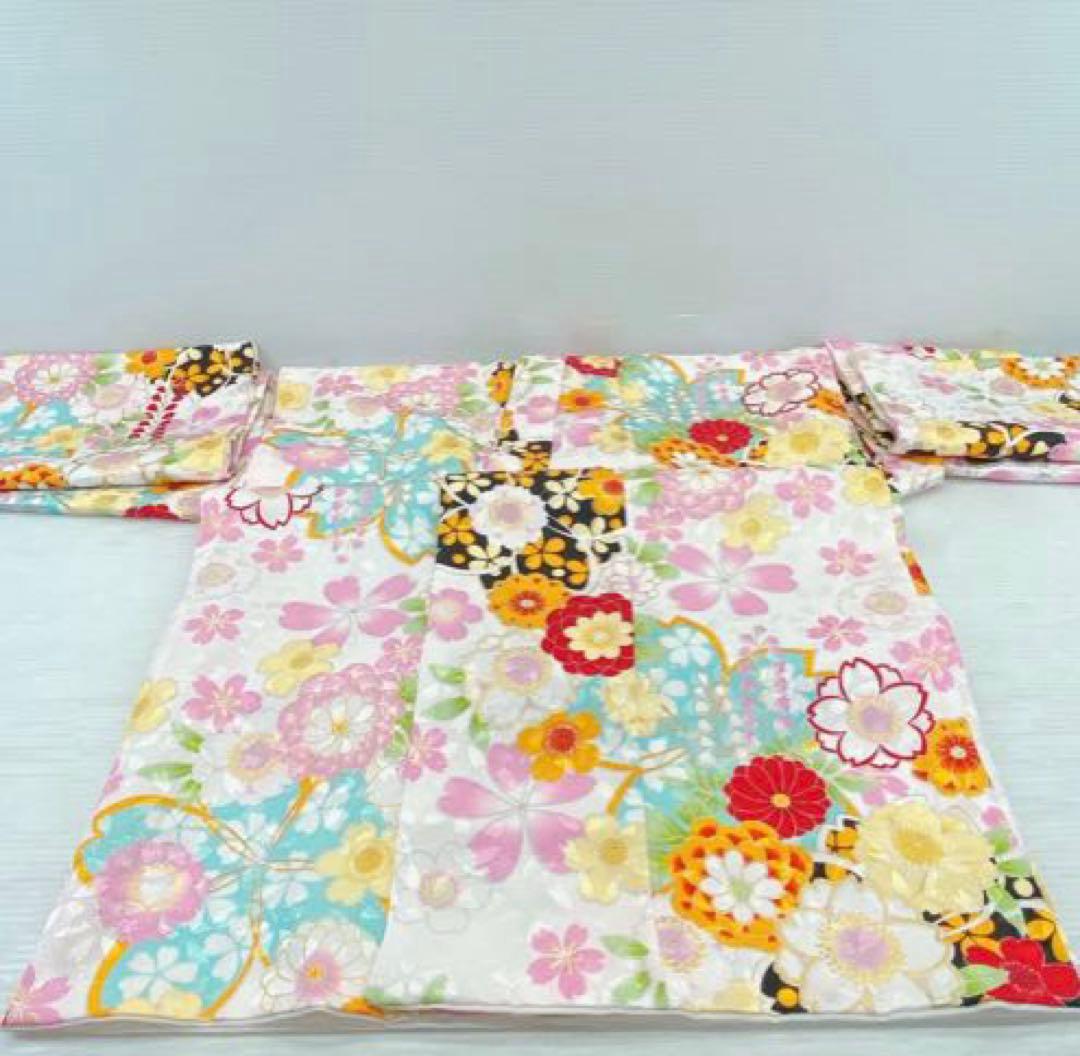 七五三　7歳用お着物２枚と下駄帯など小物セット