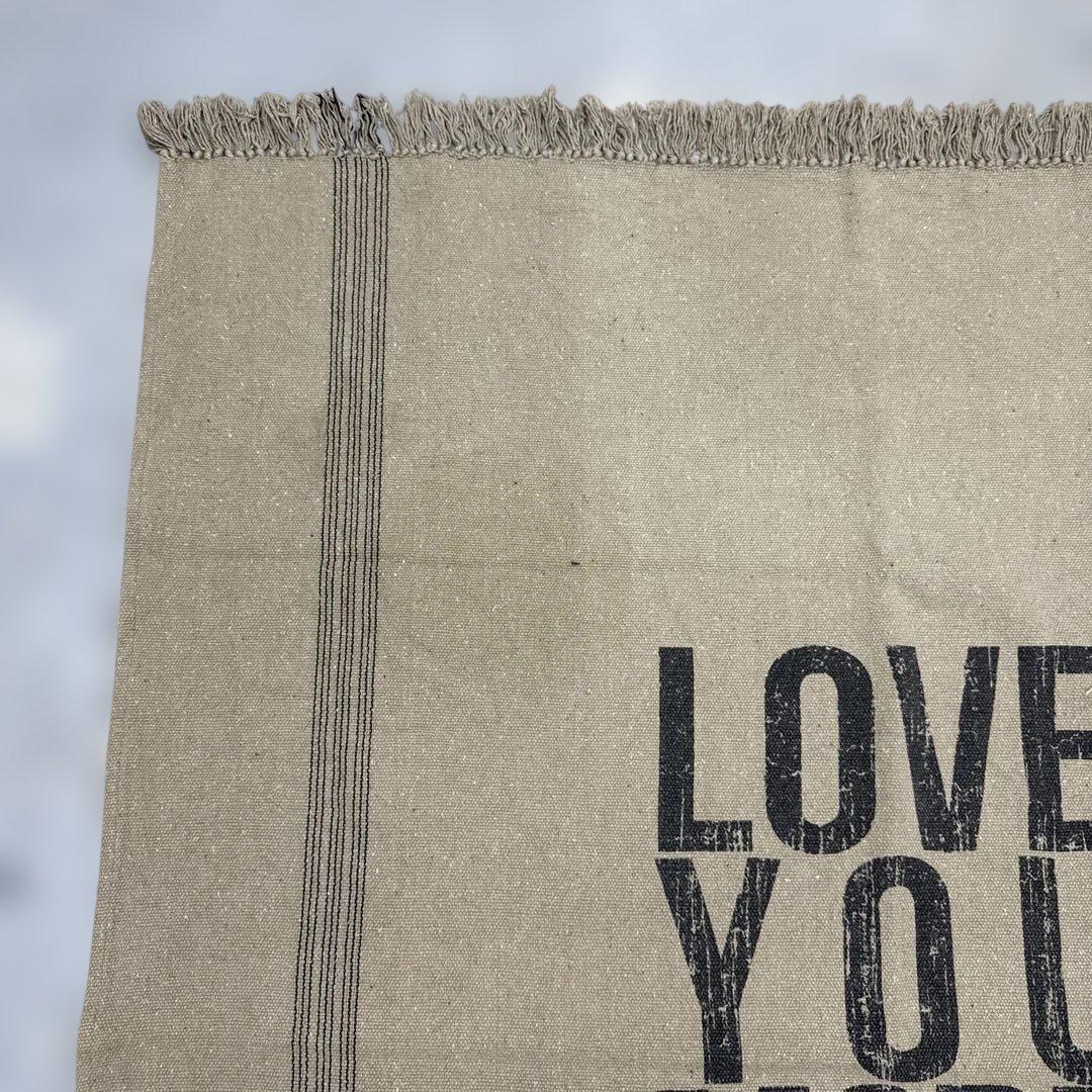 愛　ブランケット　マルチカバー　ソファーカバー　ヴィンテージラグ　155x130